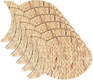 Handwoven Water Hyacinth Table <b>Mat</b> Eco Friendly Natural Dining Placemat Wholesale Manufacturer Bulk Supplier - Product Image 3
