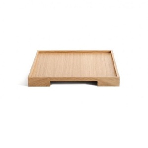 Bandeja de Servir de Madera Natural para Desayuno, Café, Té, Aperitivos, Comida, Cocina, Comedor y Decoración del Hogar - Product Image 1