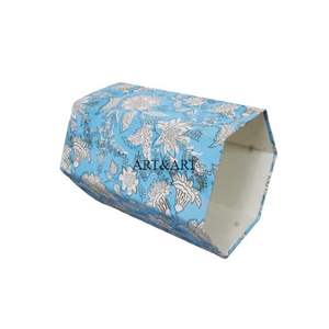 Méthodes créatives de réutilisation des boîtes en carton pour la fabrication de poubelles à imprimé floral artisanal, tissu 100% coton de haute qualité, logo personnalisé - Product Image 3