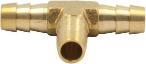 Conector en T de latón flexible de alta calidad con conexión para manguera (AOL-060) OEM, conectores de tubería forjados de latón personalizados - Product Image 3