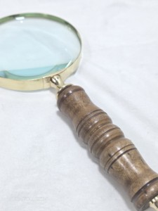 Handmade Wooden Handle Magnifying Glass Vintage Desktop Decorative Handheld Magnifier for Reading <b>Map</b> Office Decor Luxury Gift - Product Image 2