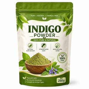 100% Natural Herbal Cosmetic Grade Indigo Leaf Powder Plant Based Premium Quality 250g Indigo Powder Bulk Supplier from India - Product Image 1