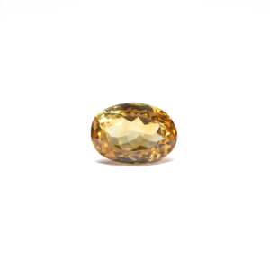 Natural Citrine Loose Gemstone 5.57 Carat Oval Cabochon for Fine Jewelry - Product Image 1