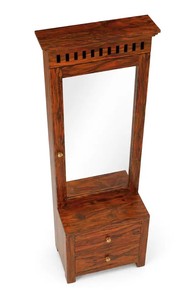 Solid Wood Extra Tall <b>Dressing</b> <b>Table</b> | 78 Inch Standing <b>Mirror</b> Vanity Cabinet | Wholesale Bedroom Furniture - Product Image 6
