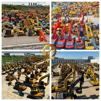 Excavator Roda Bekas Hyundai R210W-9 21t Kecepatan Perjalanan Cepat Kekuatan Gali Tinggi