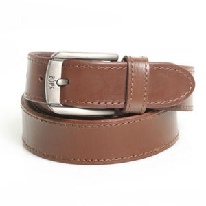 Cinturones de Cuero Genuino para Hombre, Estilo Nuevo, Casuales, Profesionales, con Hebilla Cuadrada de Aleación, Duraderos, 38 mm de Ancho, Personalizados para Entrenamiento y Fitness - Product Image 4