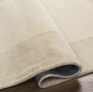 Premium Hand Tufted Low Pile Abstract Wool <b>Rug</b> in Neutral Beige Modern Home Decor Handmade Soft for Living Room Prayer Use - Product Image 4