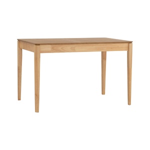 Modern Minimalist <b>Solid</b> <b>Wood</b> Extendable Dining <b>Table</b> Rectangular Kitchen <b>Table</b> with Tapered Legs Elegant <b>Table</b> - Product Image 2