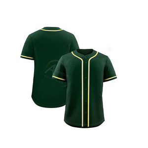 Custom Sublimation <b>Baseball</b> Jersey Polyester 150-180 GSM Printed Team Uniform Shirt OEM Bulk Supplier - Product Image 2