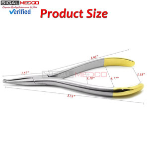 Professional Dental Tc How Pliers 5.5inch Orthodontic Braces Wire Bending Stainless Steel Surgical Medic Instruments - Product Image 6