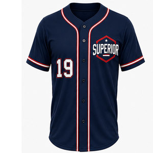 Uniforme de Béisbol Personalizado con Costuras Resistentes, Tecnología de Secado Rápido y Marca de Equipo Personalizada - Product Image 1