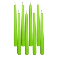 Bougies coniques en cire de paraffine premium Lime Glow, sans fumée, faites à la main, en gros, pour Noël, Pâques, événements, grossistes - Product Image 3