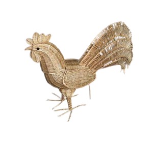 ของตกแต่งรูปไก่หวายสไตล์โบโฮ งานฝีมือทำด้วยหวาย สำหรับตกแต่งห้องเด็ก - Product Image 2