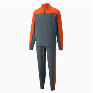 Wind Resistant Lightweight Athletic Two Piece Windbreaker Set Zip Front Jacket with Matching Pants Windbreaker Set - Product Image 1