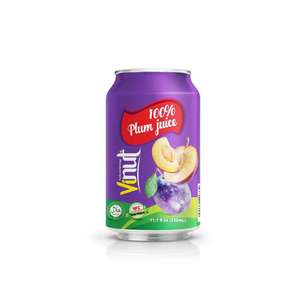 330ml Bon Prix 100% Jus De Prune Marque Privée Personnalisée Fournisseurs En Gros En Conserve - Product Image 1