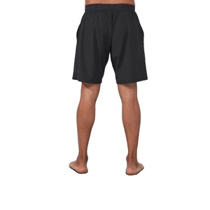 Short de sport d'été pour homme à séchage rapide avec poches latérales en maille écologique Fermeture à glissière invisible et cordon de serrage Logo solide sur le devant - Product Image 1