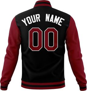 High Quality Custom Unisex Varsity <b>Jacket</b> Wool/Polyester Letterman Baseball Bomber Front <b>Waterproof</b> Eco-Friendly Streetwear - Product Image 5