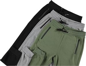 Men's Mid Waist Eco-Friendly Waterproof Fleece <b>Jogger</b> Pants with <b>Zip</b> <b>Pocket</b> Casual Sweatpants - Product Image 4