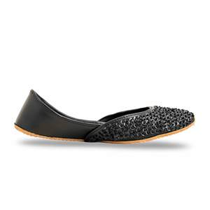 Mujer Black Fancy EC8528 Khusa Elegant Flats - Product Image 4