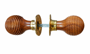 wholesale direct factory price beehive knob rosewood rim knob door pull <b>handle</b> knob brass beehive rim knob - Product Image 4