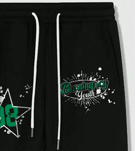 Pantalon de jogging évasé pour homme, coupe large, personnalisé, streetwear, écologique, respirant, à devant plat, effet délavé, le plus vendu - Product Image 4