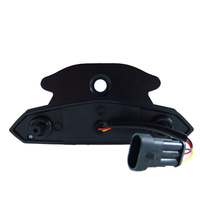Feu arrière LED intégré avec système d'éclairage de moto à lentille fumée pour Ducati Hypermotard 2007 ~ 2012