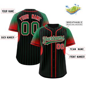 Custom Made Plus Size Summer Baseball Jersey Wholesale Blank Sublimation Printed Team Jerseys Cotton/Polyester Breathable Quick - Product Image 5