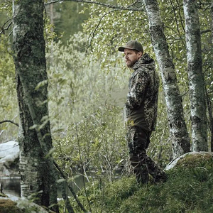 Combinaison de chasse classique de haute qualité, imperméable, coupe-vent, anti-UV, imprimé camouflage, 100% polyester, respirante et chaude - Product Image 3