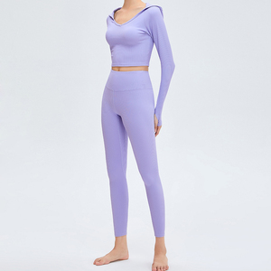 Ensemble de yoga extensible pour femmes, tenue de fitness, qualité export, vente en gros OEM - Product Image 5