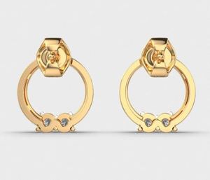 Pendientes de Diamantes de Diseño de Alta Calidad, Estilo Moderno, de Exportador de India al Mejor Precio - Product Image 2