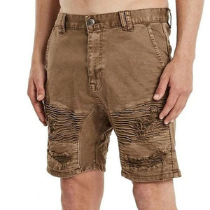 Shorts en jean pour hommes, style streetwear, pour les sorties et les voyages, shorts déchirés pour hommes - Product Image 4