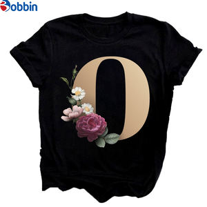 Camiseta de Moda para Mujer, Nueva Camiseta de Verano para Parejas, Ropa Transpirable con Estampado de Alfabeto, Combinación de Letras con Nombre Personalizado - Product Image 3