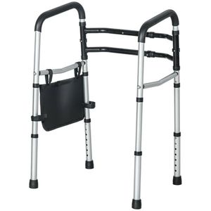 Adjustable Height Toilet Safety Rails Bathroom Safety Equipment Walking Aid and Grab Bar - Product Image 1