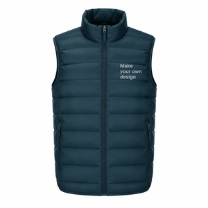 Gilet chauffant d'hiver personnalisé en gros, veste matelassée légère, fabricant de vêtements OEM ODM - Product Image 4