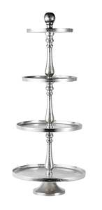 Nuevo Diseño de Soporte para Pastel de Aluminio Personalizable para Hogar, Hotel, Decoración de Fiestas de Cumpleaños, Utensilios de Cocina, Herramienta para Pastel Hecha a Mano - Product Image 3