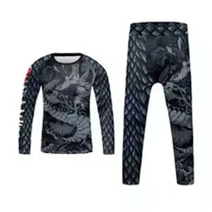 Camiseta Rashguard Personalizada de Alta Calidad con Impresión por Sublimación, Rashguard para MMA, Rushguard para BJJ, Servicio OEM Disponible - Product Image 1