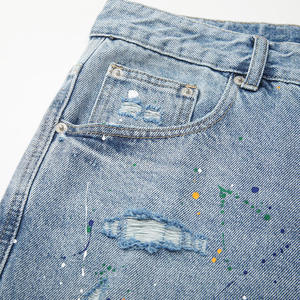 Factory Price <b>Women</b> <b>Stretch</b> <b>Denim</b> <b>Shorts</b> Mid Waist Summer Casual Y2K Streetwear Belt Jeans Custom Logo - Product Image 3