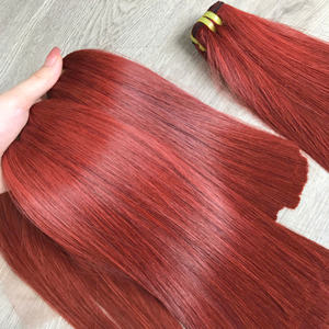 ชุดมัดและการปิดผมตรงกระดูก Cajun สีเข้มผมคนเวียดนาม6นิ้วถึง30นิ้ว - Product Image 5