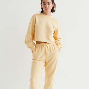 Pantalones Deportivos Casuales de Cintura Media, Corte Bootcut, Algodón Ecológico, Ajuste Regular, para Mujer, Invierno - Product Image 1