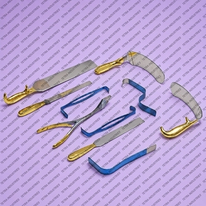 Ensemble de 10 instruments pour la chirurgie des fessiers en acier inoxydable allemand, kit d'instruments de chirurgie plastique pour les muscles fessiers, certifié CE - Product Image 6