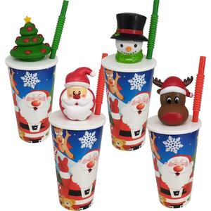 แก้วน้ำพลาสติก PP ปลอดสาร BPA ขนาด 660 มล. ลายการ์ตูน 3 มิติ รูปต้นคริสต์มาส สำหรับเด็ก ใช้เป็นของขวัญในงานปาร์ตี้ เป็นมิตรกับสิ่งแวดล้อม - Product Image 6