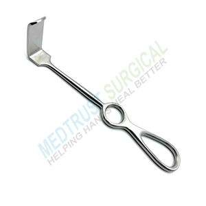 Rétracteur Hohmann manuel, instrument chirurgical orthopédique de qualité médicale, en acier inoxydable résistant à la corrosion, pour rétraction osseuse et tissulaire - Product Image 4