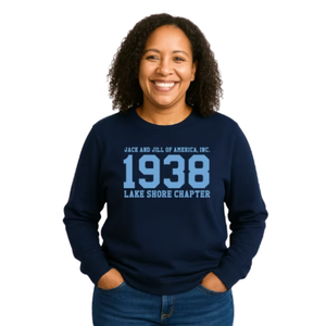 เสื้อสเวตเชิ้ตกราฟิกสีน้ำเงินกรมท่าสำหรับผู้หญิง ปี 1938 เสื้อแขนยาวลำลอง สตรีทแวร์สำหรับทุกวัน เสื้อผ้าสไตล์ไลฟ์สไตล์ที่สวมใส่สบาย - Product Image 1