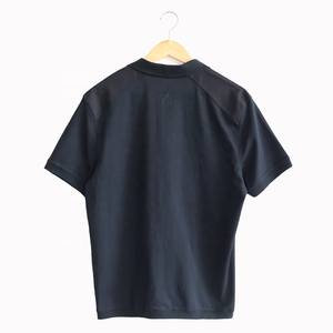 Vente directe usine – Nouveau polo décontracté pour homme, design personnalisé avec empiècements en maille aux épaules, confortable et respirant, collection été 2026 - Product Image 2