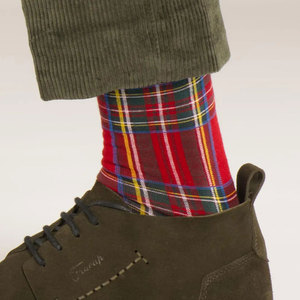 Calcetines de Tartán Royal Stewart, Diseño Clásico de las Tierras Altas, Cómodos para Uso Diario, Calcetines Tradicionales Escoceses - Product Image 4