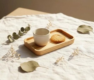 Assiettes de service rectangulaires en bois de frêne, design minimaliste, durables, de qualité alimentaire, lavables au lave-vaisselle, écologiques, style japonais - Product Image 6