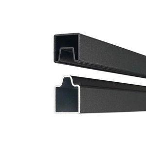 Aluminium 6000 Series Fence Post Rail Kit 2000mm Black Welding - Product Image 2