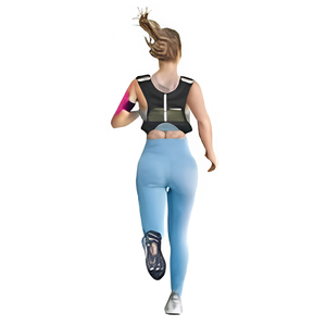 Chaleco de Fitness con Peso Ajustable de 20 kg, Neopreno Transpirable, Soporte Lumbar, Entrenamiento de Fuerza, Correr, Caminar, Hacer Ejercicio en el Gimnasio - Product Image 3