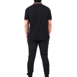 Best Selling Custom Made Men's Summer Tracksuit with Rhinestone 100% Cotton Unique Style Solid Color Casual Wear - Product Image 2