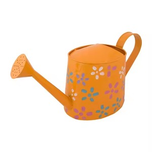 Arrosoir en métal orange à motif floral, outil de jardinage durable, fourni directement par l'usine - Product Image 5
